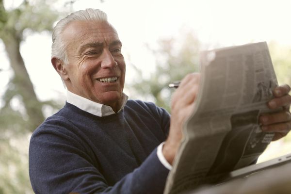 Smiling person enjoying a moment of calm after exercise
